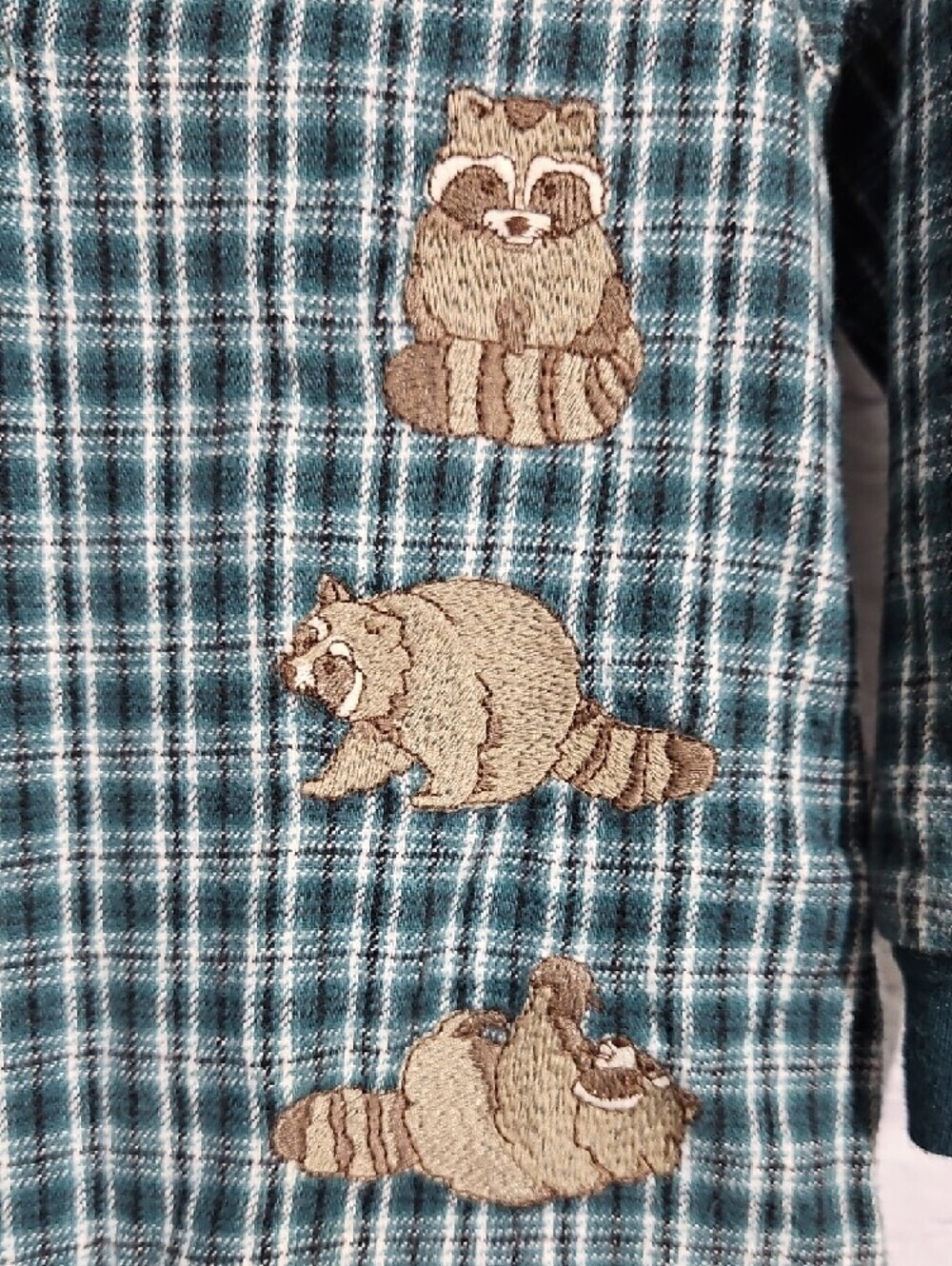 90s Vintage Plaid Woodland Sleeper - Picture 2 of 6